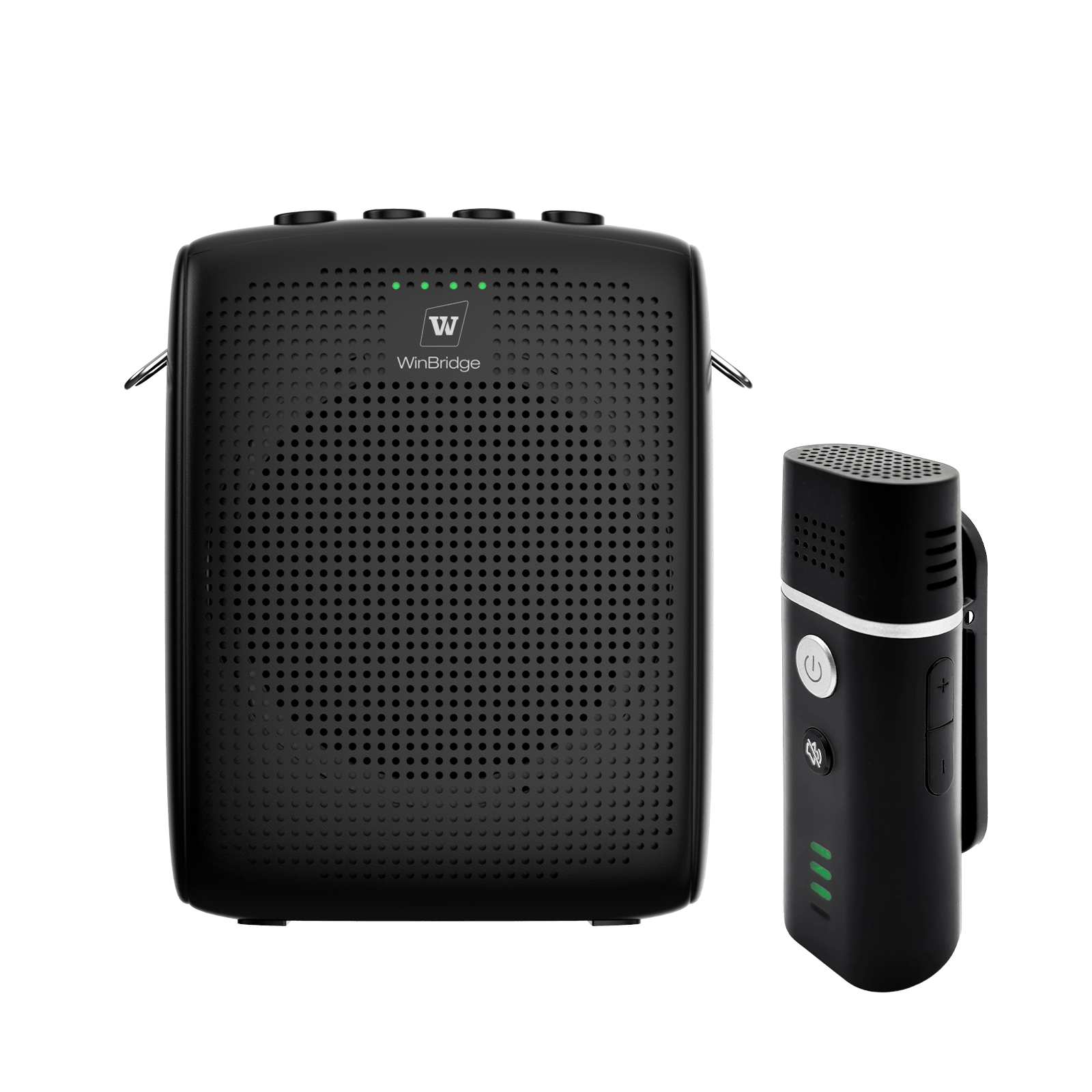 WinBridge WB006 Portable Voice Amplifier with Wireless Lavalier Microphone,Teacher Mic with Speaker,Wireless Amplifier for Teachers, Clip On Microphone System Bluetooth Speaker, Headset Megaphone, 15W