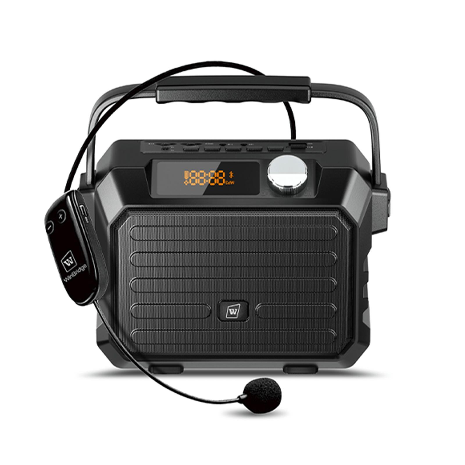 Portable pa system with fashion wireless mic